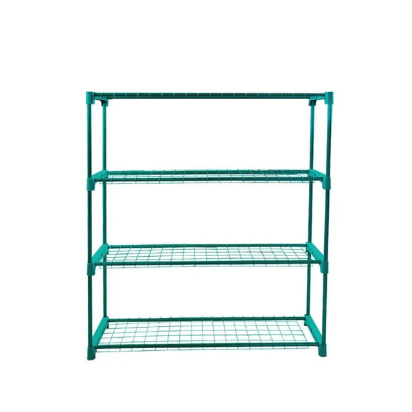 2x 4 Tier Plant Shelve Garden Greenhouse Steel Storage Shelving Frame Stand Rack Deals499