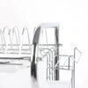 3 Tier Stainless Steel Dish Rack Drainer Tray Kitchen Storage Cup Cutlery Holder Deals499