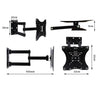 TV Wall Mount Bracket Tilet Swivel Slim Flat Motion 14-40 Inch LED LCD Universal Deals499