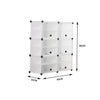 Cube Cabinet DIY Shoe Storage Cabinet Organiser Rack Shelf Stackable 6 Tier Deals499