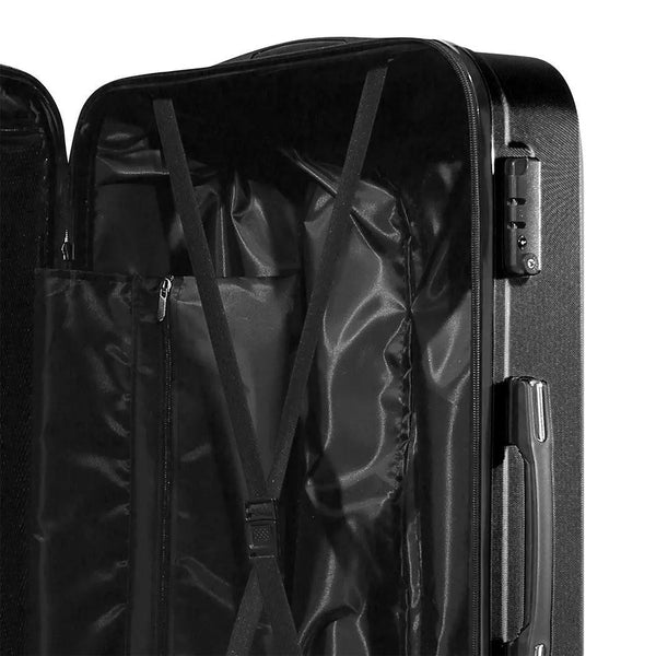 3pcs Luggage Sets Travel Hard Case Lightweight Suitcase TSA lock Black Deals499