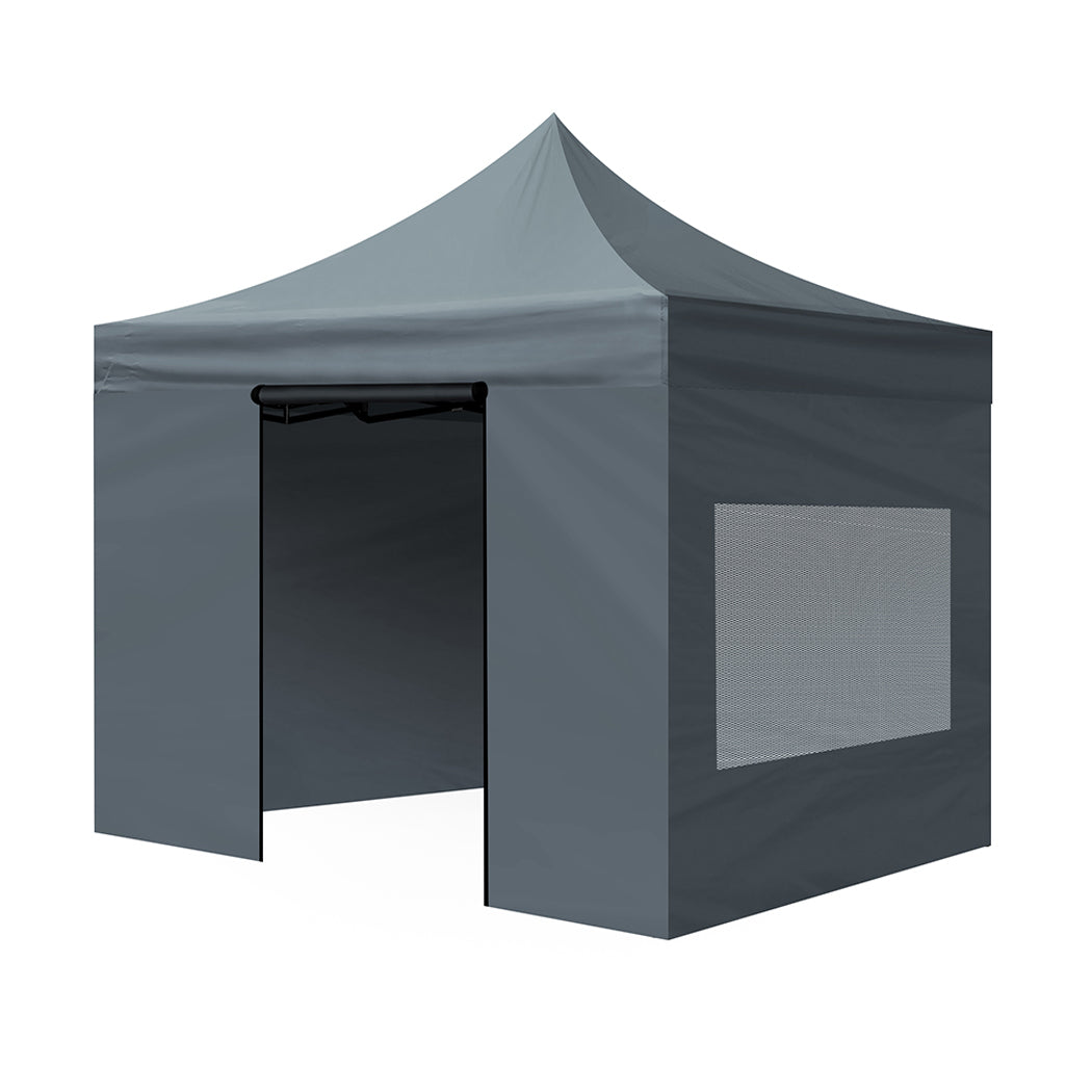 Mountview Gazebo Tent 3x3 Outdoor Marquee Gazebos Camping Canopy Mesh Side Wall Deals499