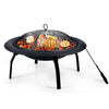 22" Portable Outdoor Fire Pit BBQ Grail Camping Garden Patio Heater Fireplace Deals499