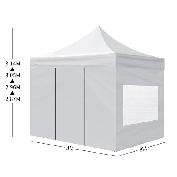 Mountview Gazebo TentOutdoor Marquee Gazebos 3x3 Camping Canopy Mesh Side Wall Deals499