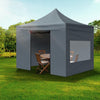 Mountview Gazebo Tent 3x3 Outdoor Marquee Gazebos Camping Canopy Mesh Side Wall Deals499