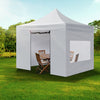 Mountview Gazebo TentOutdoor Marquee Gazebos 3x3 Camping Canopy Mesh Side Wall Deals499