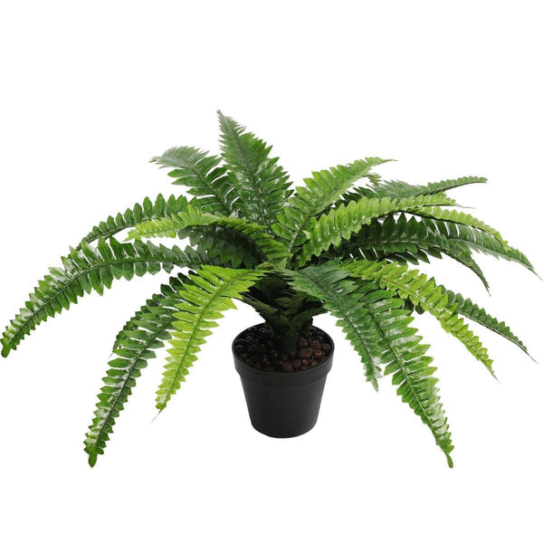 Artificial Potted Natural Green Boston Fern (50cm high 70cm wide) Deals499