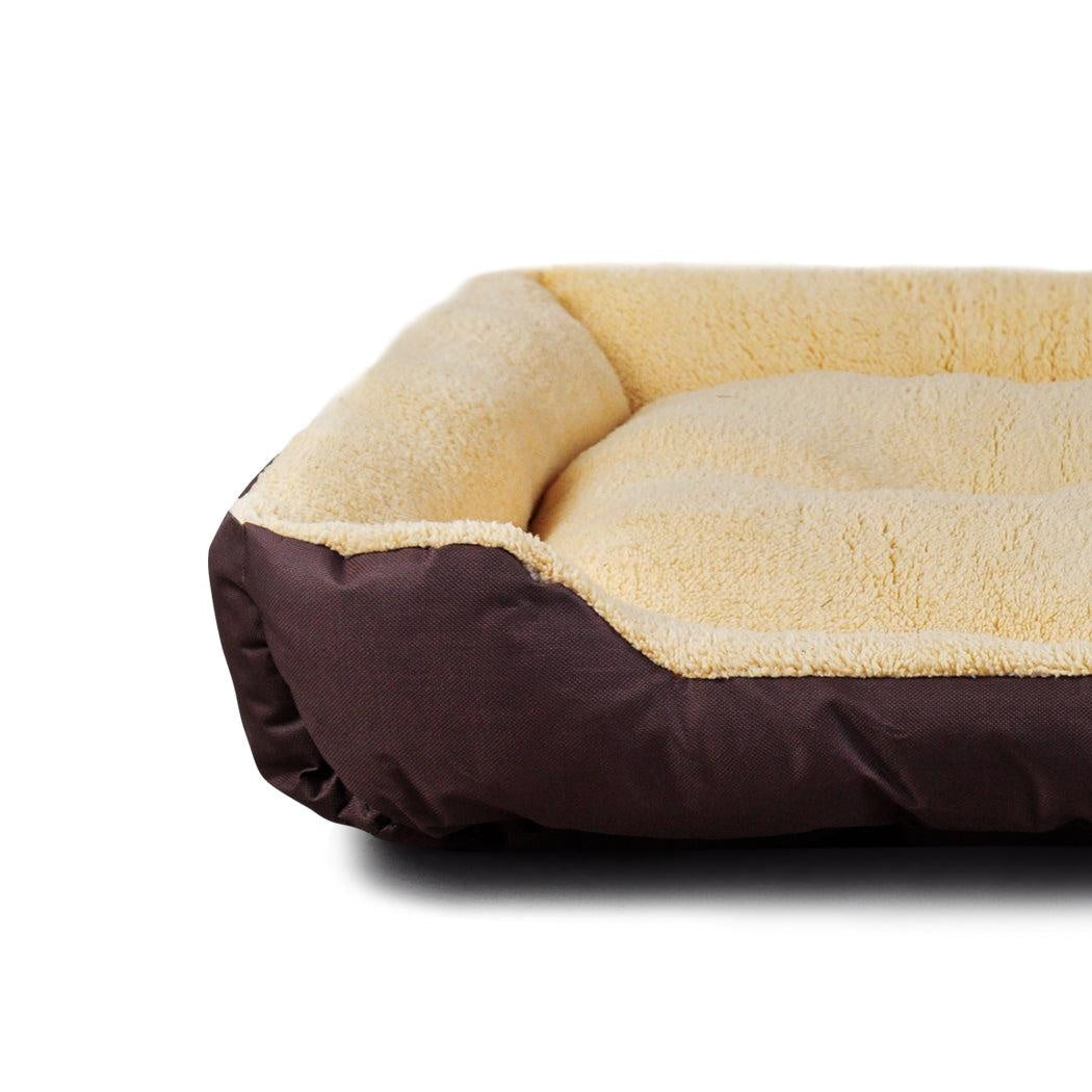 PaWz Pet Bed Mattress Dog Cat Pad Mat Cushion Soft Winter Warm Large Brown Deals499