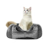 Pet Bed Cat Beds Bedding Castle Igloo Round Nest Comfy Kennel Cave Grey L Deals499