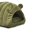 Pet Bed Comfy Kennel Cave Cat Beds Bedding Castle Cat Igloo Round Nest Green L Deals499