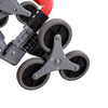 Stair Climbing Trolley 6 Wheels Aluminium Folding Hand Cart Climb Steps Portable Deals499