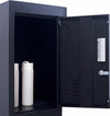 Standard Lock 4-Door Vertical Locker for Office Gym Shed School Home Storage Black Deals499