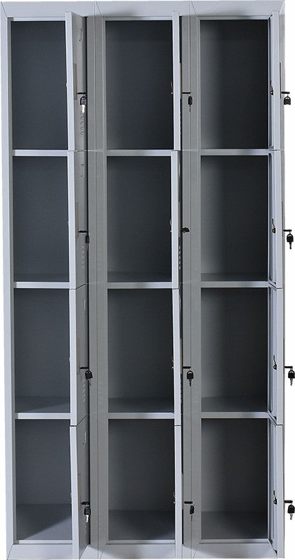 Standard locks 12 Door Locker for Office Gym - Light Grey Deals499