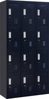 Standard locks 12 Door Locker for Office Gym - Black Deals499