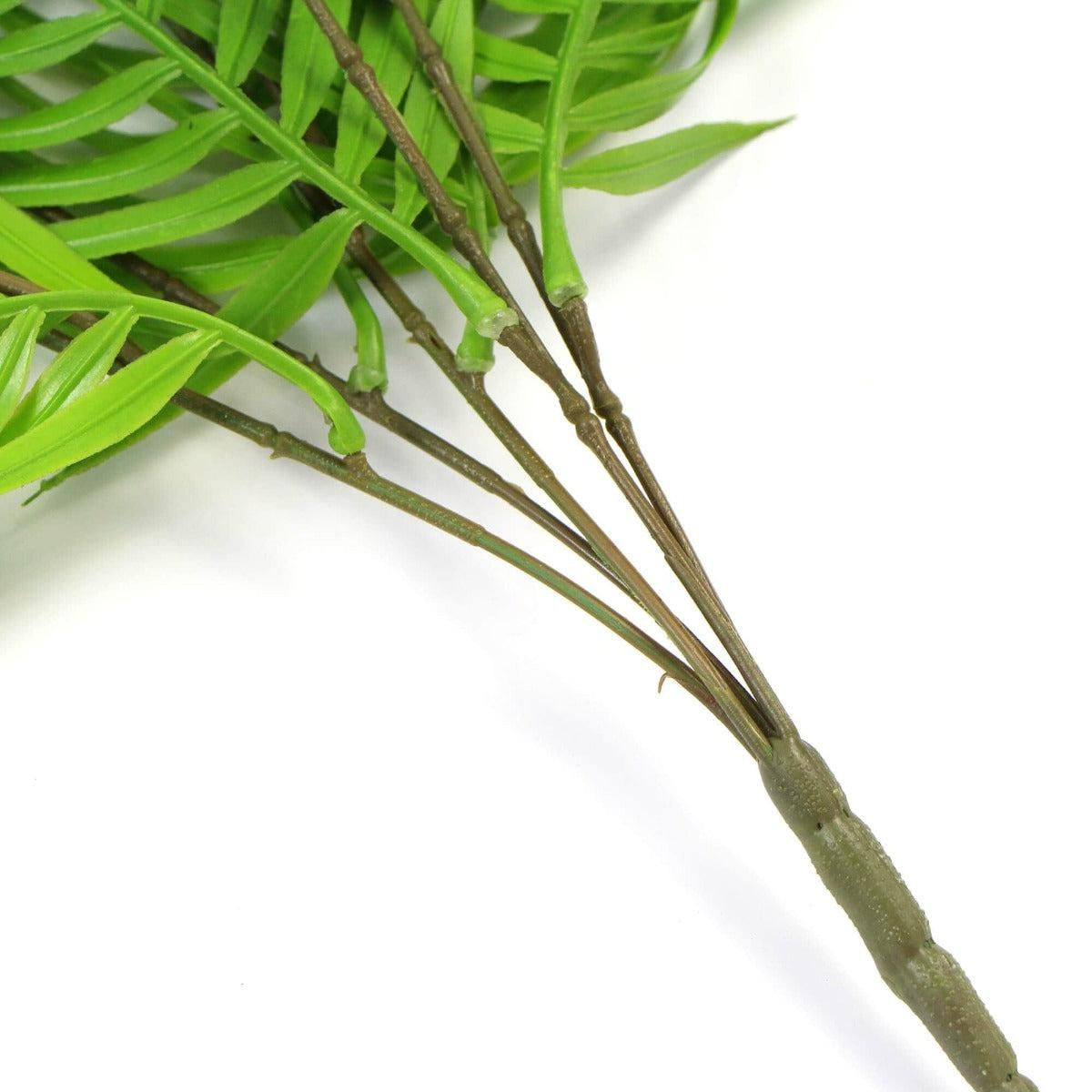 Hanging Fresh Green Bamboo Leaf Fern UV Resistant 80cm Deals499