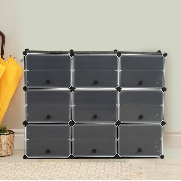 Cube Cabinet Shoe Storage Cabinet Organiser Shelf Stackable DIY 6 Tier 3 Column Deals499