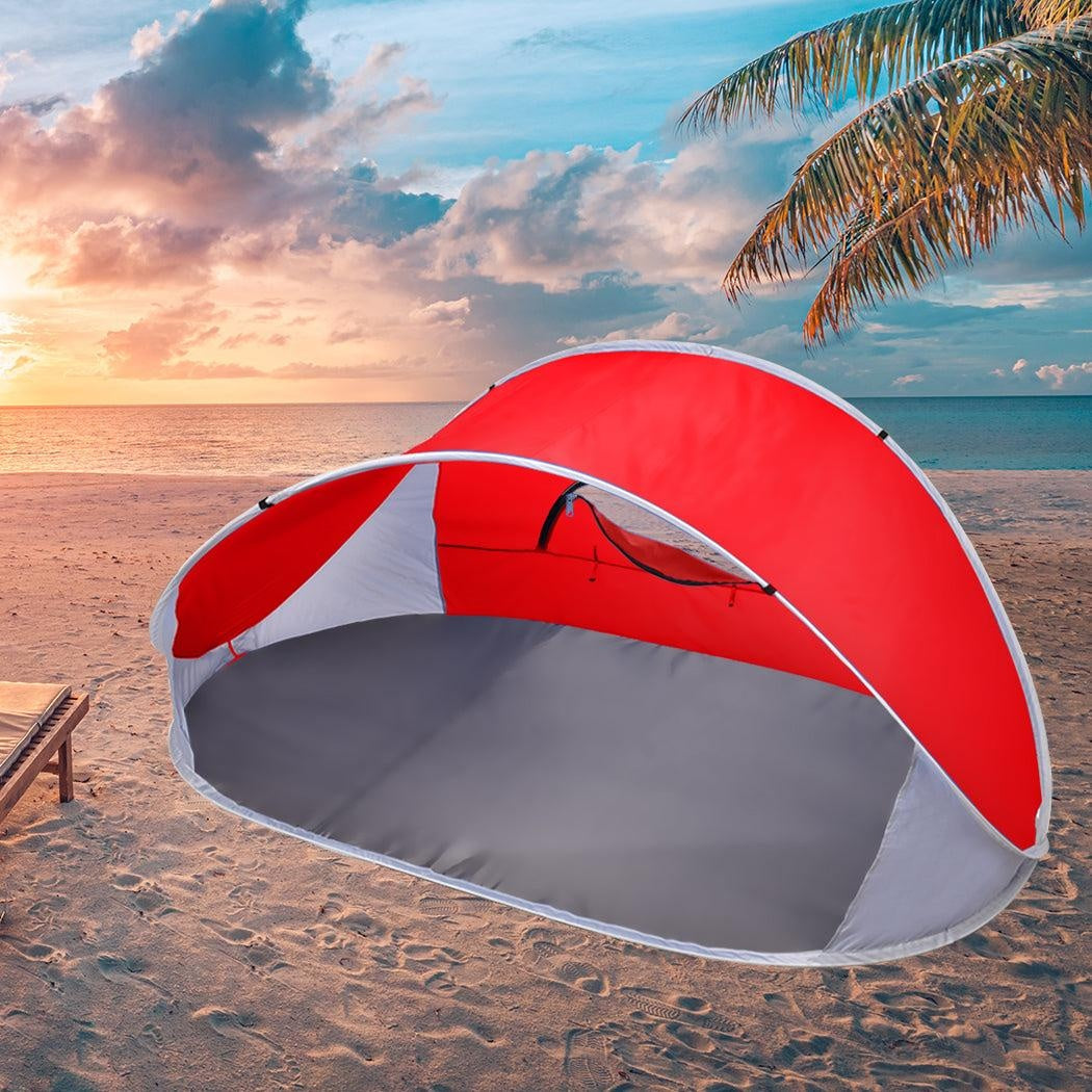 Mountvie Pop Up Tent Camping Beach Tents 4 Person Portable Hiking Shade Shelter Deals499