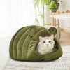 Pet Bed Comfy Kennel Cave Cat Beds Bedding Castle Cat Igloo Round Nest Green L Deals499