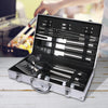 18Pcs Stainless Steel BBQ Tool Set Outdoor Barbecue Utensil Aluminium Grill Cook Deals499