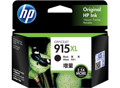 HP 915XL High Yield Black Original Ink Cartridge HP