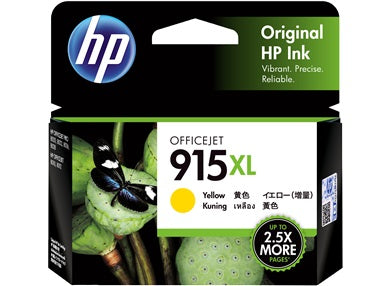 HP 915XL High Yield Yellow Original Ink Cartridge HP