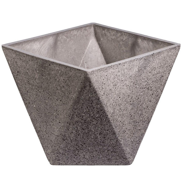 Imitation Dark Stone Geometric (Square) Planter 30cm Deals499