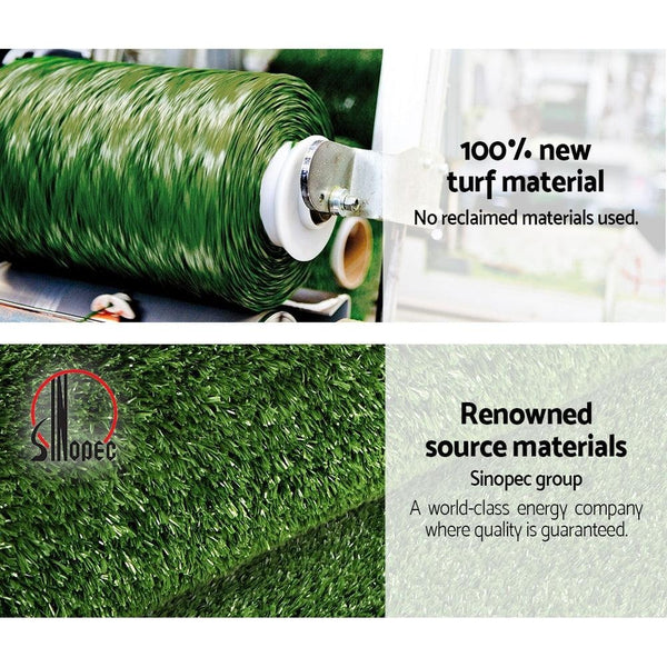 Primeturf 1x10m Artificial Grass Synthetic Fake 10SQM Turf Lawn 17mm Tape Deals499