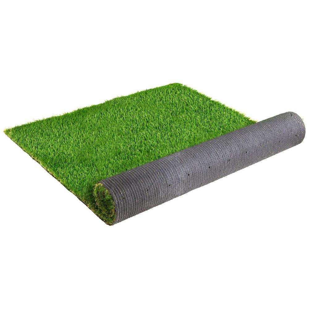 Primeturf Synthetic 30mm  0.95mx20m 19sqm Artificial Grass Fake Turf 4-coloured Plants Plastic Lawn Deals499