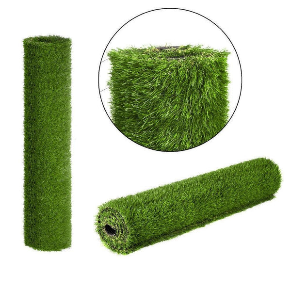 Primeturf Synthetic Artificial Grass Fake Lawn 1mx10m Turf Plastic Plant 30mm Deals499