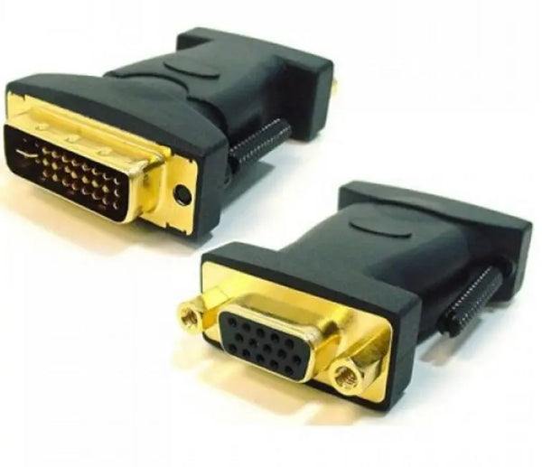 ASTROTEK DVI to VGA Adapter Converter 24+5 pins Male to 15 pins Female Gold Plated ASTROTEK