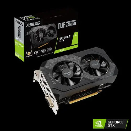 ASUS nVidia TUF-GTX1650-O4GD6-P-GAMING GTX 1650 OC Edition 4GB GDDR6, 1785 MHz Boost, nVidia Turing, Space-Grade Lube, IP5X Dust Resistant ASUS