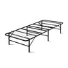 Artiss Folding Bed Frame Single Metal Bed Base Portable Black Deals499