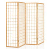 Artiss Room Divider Screen Wood Timber Dividers Fold Stand Wide Beige 4 Panel Deals499