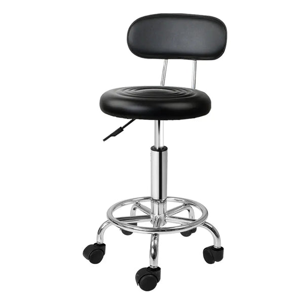 Artiss Salon Stool Swivel Chair Backrest Barber Hairdressing Hydraulic Height Deals499