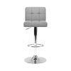 Artiss Set of 4 Fabric Swivel Bar Stools - Grey Deals499