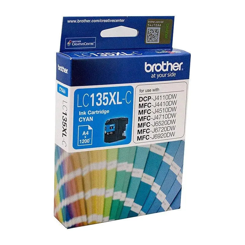 BROTHER LC135XL Cyan Ink Cartridge BROTHER