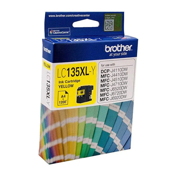 BROTHER LC135XL Yellow Ink Cartridge BROTHER