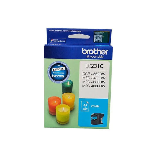 BROTHER LC231 Cyan Ink Cartridge BROTHER