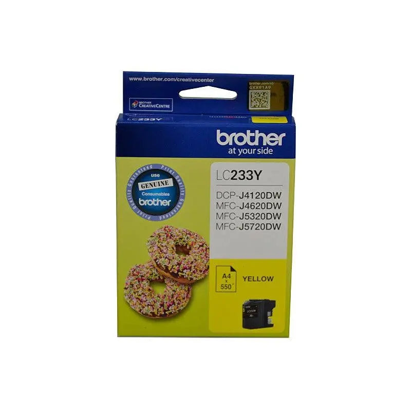 BROTHER LC233 Yellow Ink Cartridge BROTHER