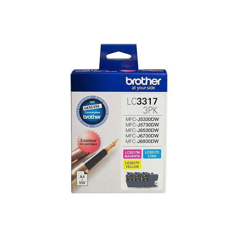 BROTHER LC3317 CMY Colour Pack BROTHER