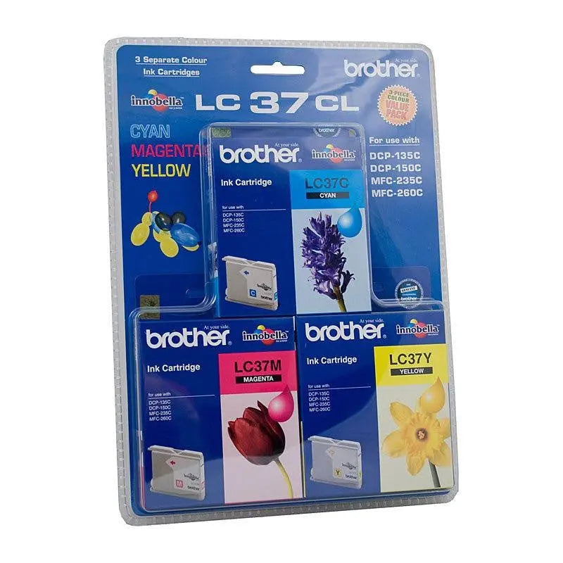 BROTHER LC37 CMY Colour Pack BROTHER