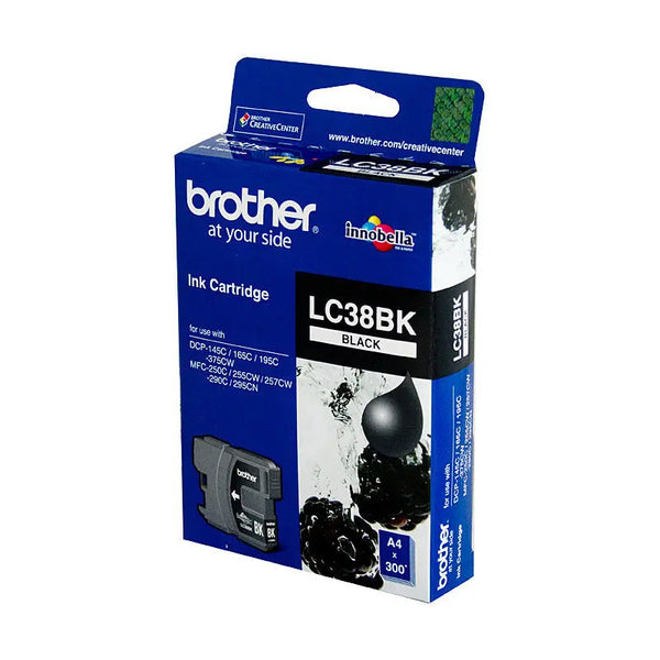 BROTHER LC38 Black Ink Cartridge BROTHER