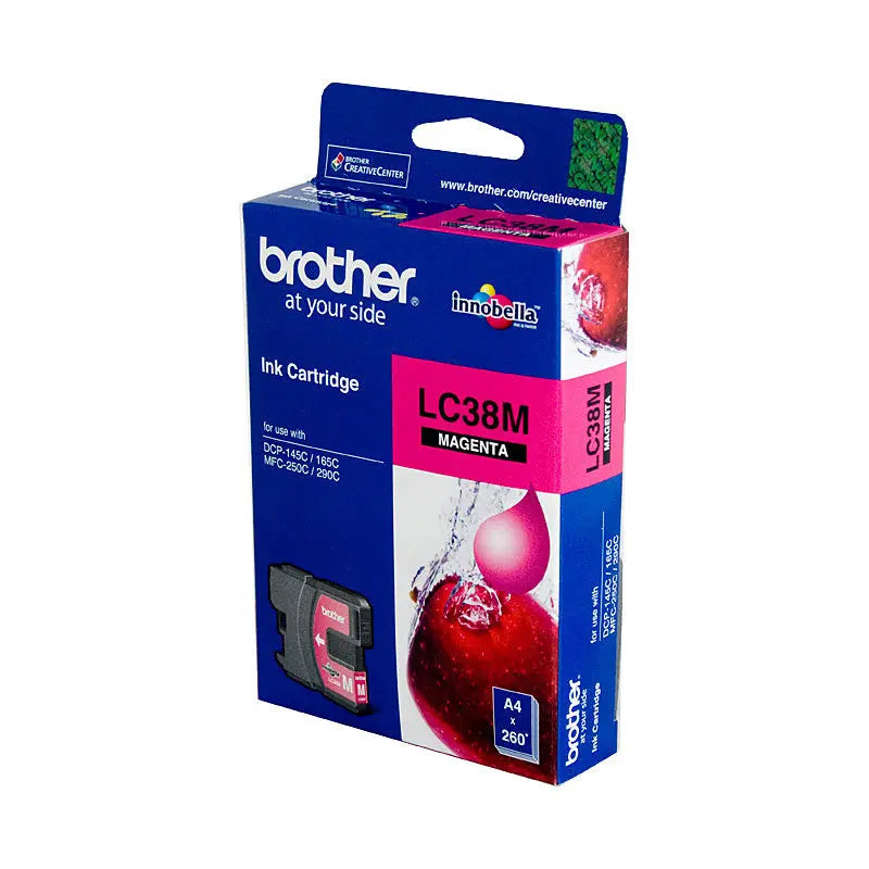 BROTHER LC38 Magenta Ink Cartridge BROTHER