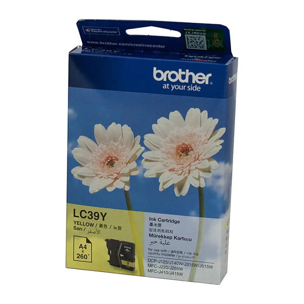 BROTHER LC39 Yellow Ink Cartridge BROTHER