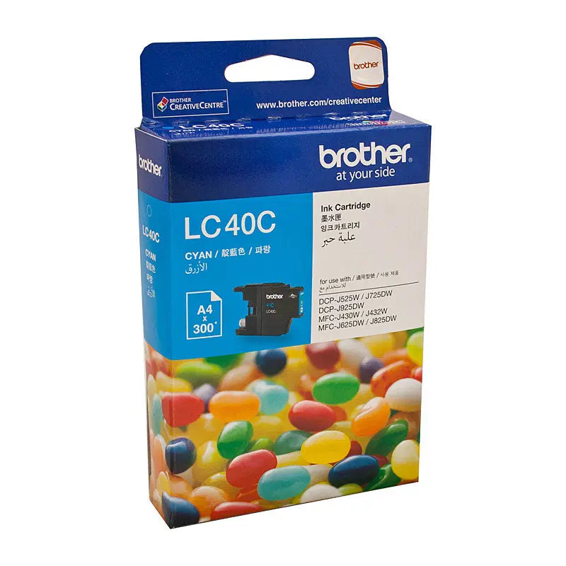 BROTHER LC40 Cyan Ink Cartridge BROTHER