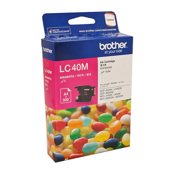 BROTHER LC40 Magenta Ink Cartridge BROTHER