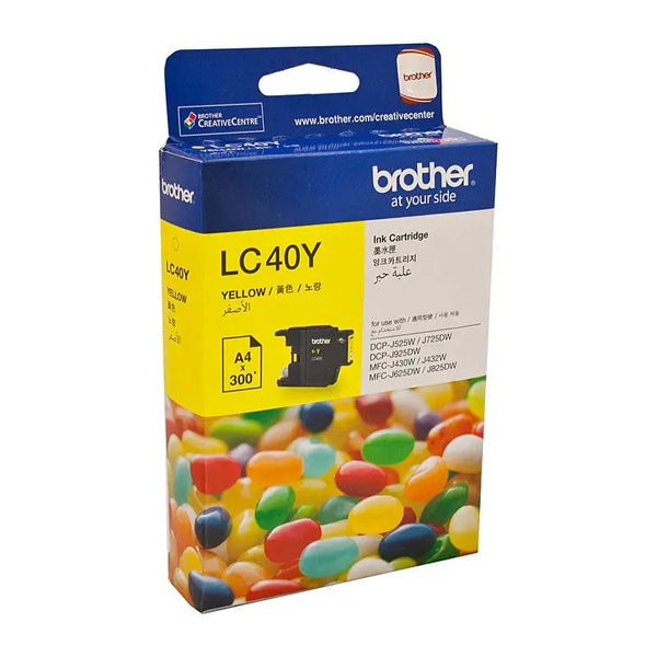 BROTHER LC40 Yellow Ink Cartridge BROTHER