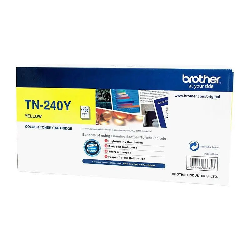 BROTHER TN240 Yellow Toner Cartridge BROTHER