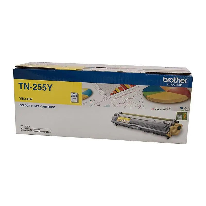 BROTHER TN255 Yellow Toner Cartridge BROTHER