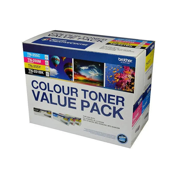 BROTHER TN25x Clear Value 4 Pack BROTHER